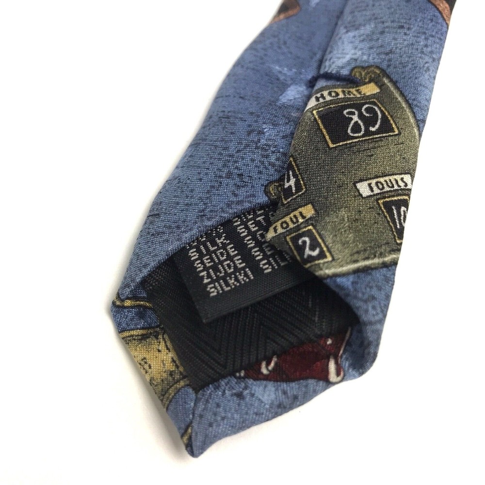 Americana Series " Early Basketball " Circa 1963 Vintage Tie Men's Silk Necktie - Picture 7 of 9